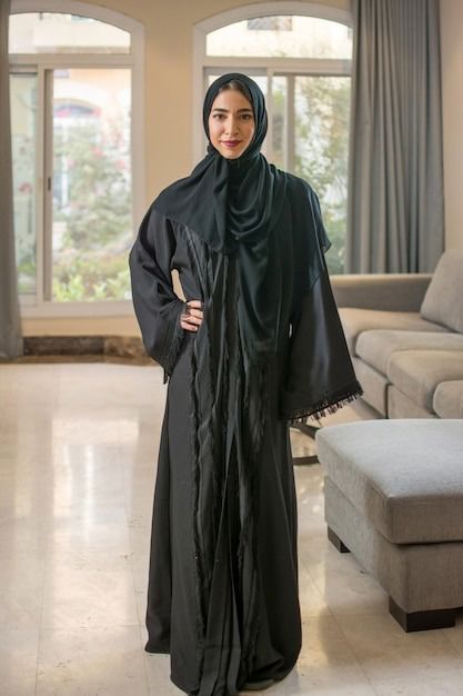 جلباب عباية بأكمام طويلة مميزة